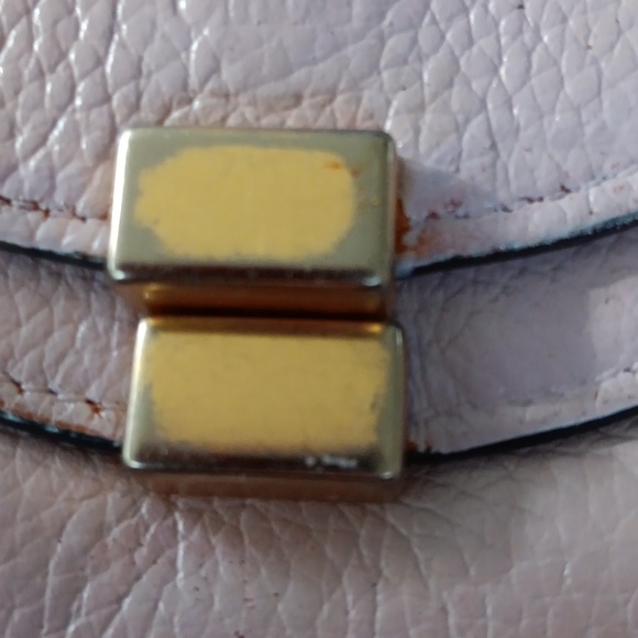 CHLOE LAVENDER PEBBLED LEATHER BIFOLD WALLET - Picture 2 of 12